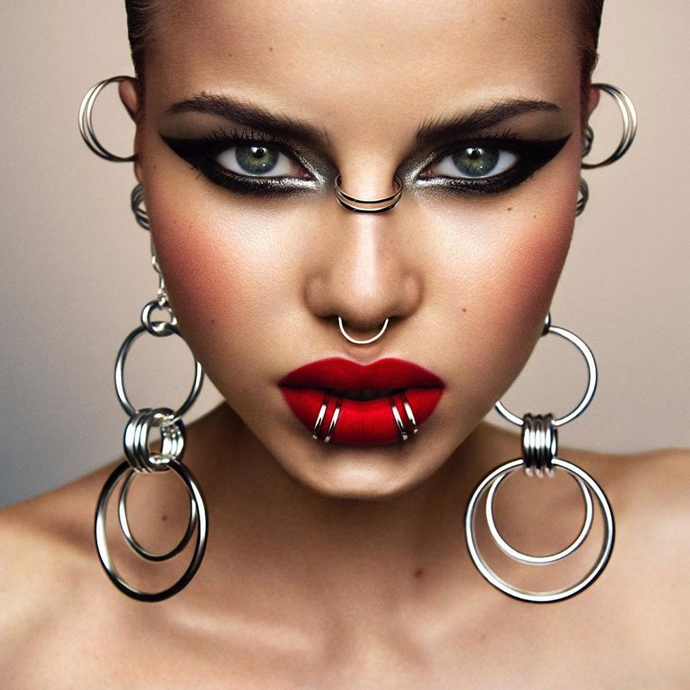 piercing ideas face